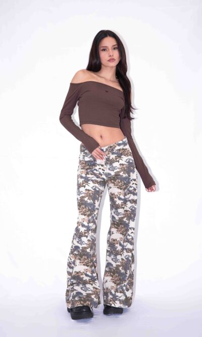 Wide Leg Tarragona Camu (COD.3358)