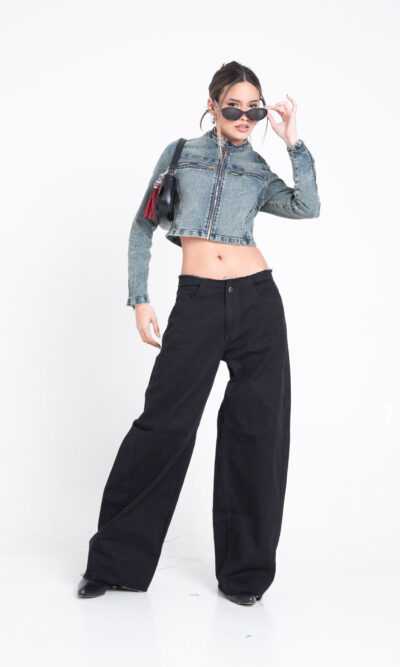 Wide leg Faro Black (cod. 3364)