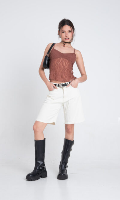 Bermuda Clasica Castelo Off White (COD.3426)