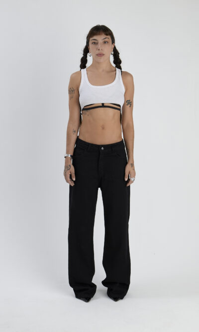 Wide Leg Jelly Black (COD.3522)