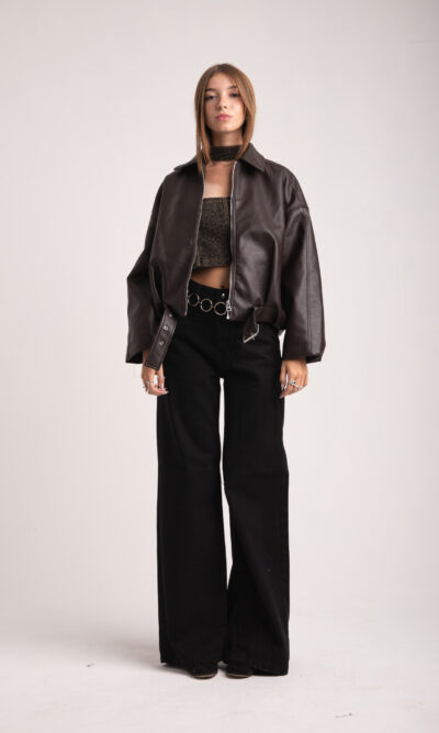 Wide Leg Jelly Black (COD.3578)