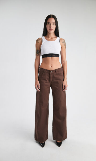 Wide Leg Grain Brown (COD.3541)