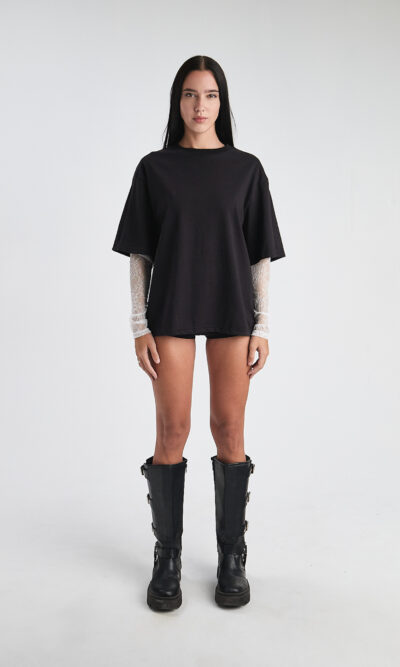 Remera Overside Oasis Black (COD. 3558)