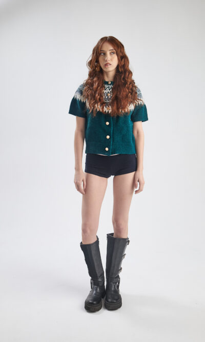 Cardigan Nordic Green (COD.DV-4)