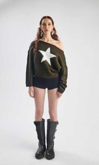 Sweater Star Green (COD.DV-8)