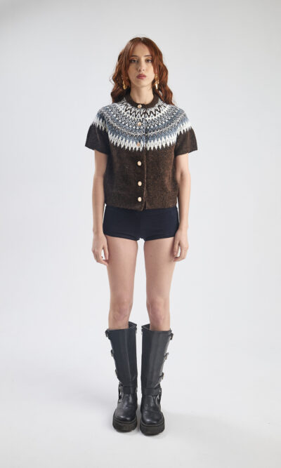 Cardigan Nordic Brown (COD.DV-4)