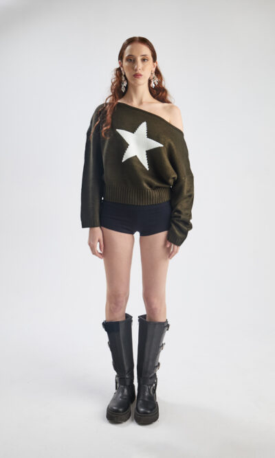 Sweater Star Green (COD.DV-8)