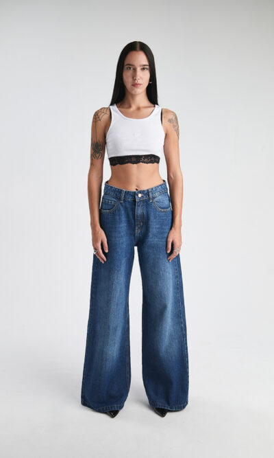 Wide Leg Jelly Blue (COD.3535)
