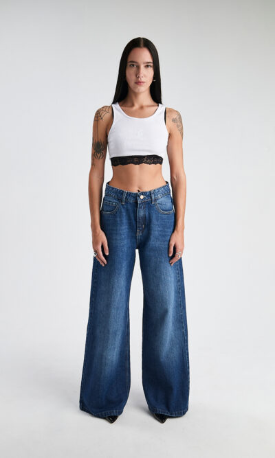 Wide Leg Jelly Blue (COD.3535)